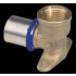  "Coude avec base de fixation 1 