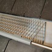  Pare-feuilles PP 1m gris 