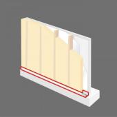  Bande d'arase larg.350mm long. 