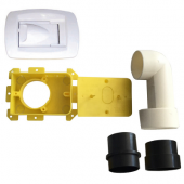  Kit prise rectangulaire blanch 
