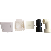  Kit prise carre blanche SAPHI 