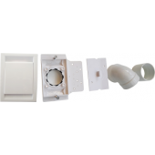  Kit prise rectangulaire blanch 