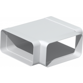  T horizontal PVC rigide recta 