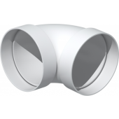  Coude 90 circulaire PVC rigid 