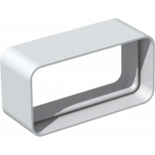  Manchon droit PVC, rectangulai 