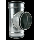  T� �querre � 90� en acier galv 