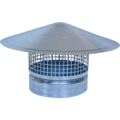  Chapeau pare-pluie acier galva 