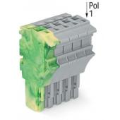  Connect fem 1c 5p 4ph/pe/gris 