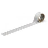  Etiquettes PET blanches 15x9mm 