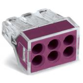  Bornes rigide 6 cond. 2,5mm� t 