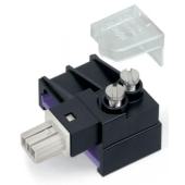  Module de prise 2pol gris-clai 