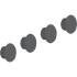  Pack de cache-boulons Geberit 