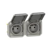  Prise de courant �tanche 2x2P+ 
