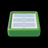  Coque porte cl� GO vert foug�r 