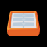  Coque porte cl� GO orange 