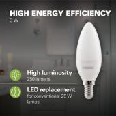  MAZDA Flamme LED E14 3-25W 827 