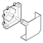  Angle plat - Pour goulotte Log 
