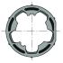 Roue O50 pour tube rond O50 cl 