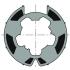  Roue moteur O50 pour tube F200 