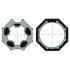  Jeu roue et couronne O50 pour 
