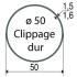  Roue O50 pour tube diam�tre 50 