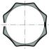  Couronne O50 pour tube octogon 